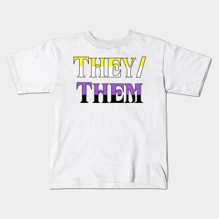 Nonbinary They/Them Kids T-Shirt